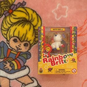 Rainbow Brite Kitty Plush - White with Colorful Accents